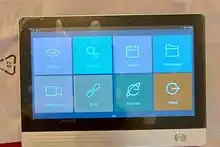 ROLLUP iHome4-mirilla con WiFi, Visor de puerta y Vídeo IP, pantalla de 7 pulgadas, envío solo Pantalla de puerta incluida