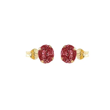 

Earrings 18k Yellow Gold model Garritas Color (2 Ruby 3,00mm. 0,35 cts.)