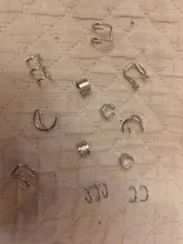 12 unids/set 2020 de oro de moda Color puños de oído hoja pendientes de Clip pendientes largos aretes pendientes para las mujeres los escaladores sin Piercing falso cartílago accesorios de aretes