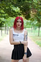 Short Skirt School-Uniform High-Waisted A-Line Cute Sweet Solid Pleated Spring Zipper