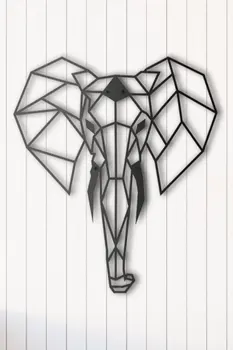 

Angemiel Home Elephant Metal Wall Table