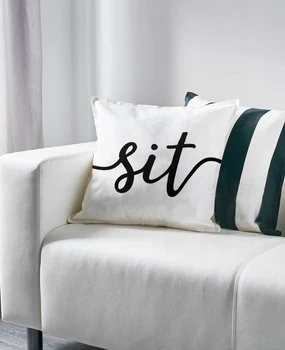 

CANIRICA Cushion Cover Outdoor Pillow Cover Farmhouse Home Decor Decorative Throw Pillows For Living Room Funda Cojin Gift