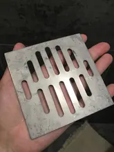 Floor-Drain-Covers Bathroom-Supplies Stainless-Steel Square Round DSFA Silver-Tone