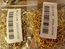 Anilla de Metal de rodio dorado de 3-16mm, 50-200 Uds., anilla de engarce abierta trabillas individuales, anillos abiertos, suministros para joyería DIY, accesorios hechos a mano
