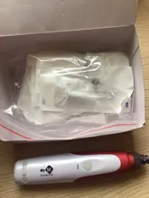 Cartucho de aguja de Nano Pin redondo para mesoterapia, punta de pluma Derma eléctrica automática, con microagujas, 10/50/100 Uds.