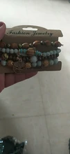 CHENFAN jewelry-pulseras bohemias para mujer, pulsera de piedras naturales, accesorios de ropa para mujer