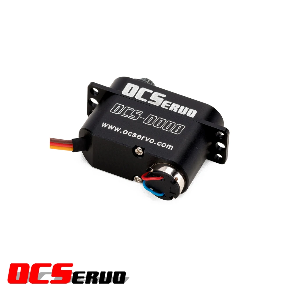 OCS-D008 7.4V 3.2kg.cm 7.7g 0.07S/60 °    코어리스 모터 마이크로 서보 메탈 기어 모든 CNC 케이스