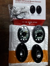 Fotocélula infrarroja impermeable LPSECURITY, alarma de 15m, para puerta y abridor de puerta, barrera de acceso de seguridad