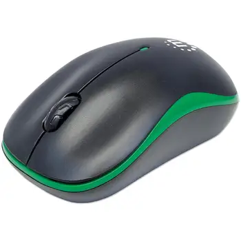 

IM 1000-WL-BGR-Wireless optical Mouse with Micro USB receiver 1000dpi black/Green