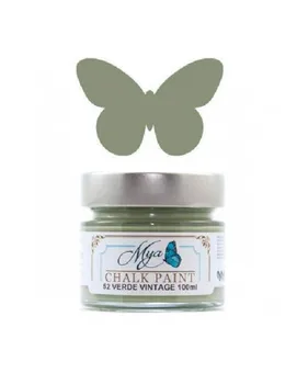 

CHALK EFFECT PAINTING VINTAGE GREEN CHALK PAINT MYA 100ML