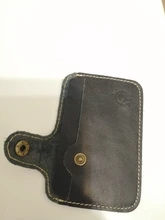 Tarjetero de cuero de negocios para hombre, billetera delgada con bloqueo, monedero, tarjetero