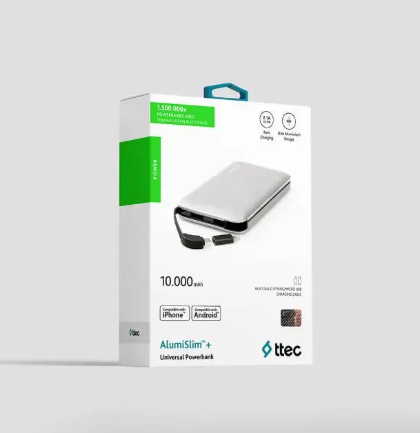  Ttec 10000 mAh Portable Charger Powerbank Super Charger Current Protected