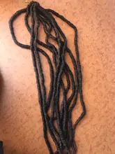Extensiones de cabello trenzado de ganchillo sintético para mujer, X-TRESS de color marrón degradado, trenzas rastas de imitación suaves y rectas