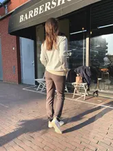 GIGOGOU solo Breasted V cuello mujeres botón árbol de Navidad negro suéter de punto Cardigan suelto de Jersey chaqueta abrigo