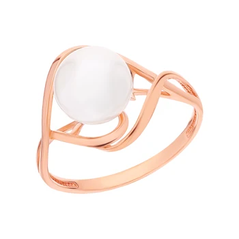 

Gold ring with pearls cultured sunlight sample 585