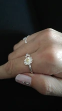 Anillos de apertura elegantes de margaritas y flores para mujer, anillos ajustables de dedo de compromiso para fiesta de boda, joyería con estilo, regalo