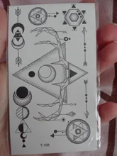 Temporary-Tattoo-Stickers Flash Planet Tatoo Tatto-Girl Moon Fake Waterproof Kids Children