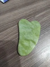 Rodillo de piedra de Jade Natural para masaje Facial, masajeador de gua sha, rascador, herramientas adelgazantes de belleza, relajación de la piel