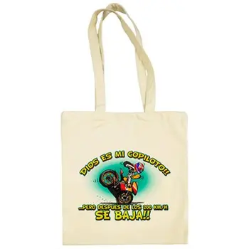 

Cloth bag God is my copilot but after the 200 km time is low