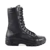 Invierno botines de hombre con piel natural militar Zapatos de cuero auténtico para hombre Botas del ejército ► Foto 3/6