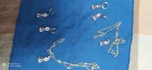 Conjunto de joyas de plata de ley 925 con Zirconia cúbica, collar con colgante de gato y gatito, con pendientes de palanca