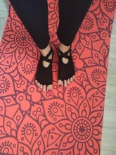 Calcetines de Yoga para mujer, medias transpirables antideslizantes sin costuras, antideslizantes, de medio dedo, para baile de Ballet