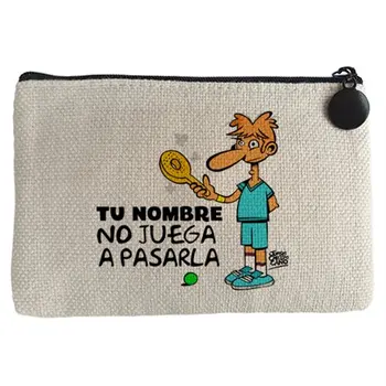 

Purse Padel I don't play pass customizable with name