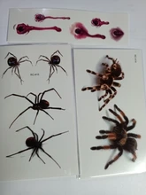 Temporary Tattoo Stickers Scorpion Tatouage Tatuajes Spider Body-Art Halloween Rocooart