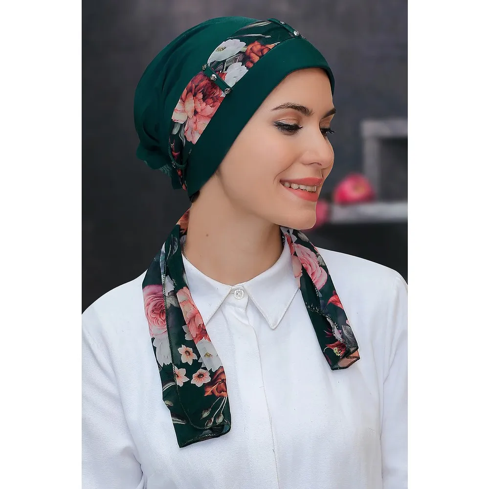 Hijab Turban Hat 2021 New Inner Caps for Women Muslim Stretch Islamic Indian Arab Wrap Head Scarf Turban Pour Femme Headdress