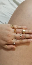 Anillos metálicos de dedo con piedras coloridas para mujer y niña, HZ, 2019, Vintage, color plata, para verano