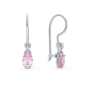 

Silver earrings with cubic zirconia sunlight sample 925