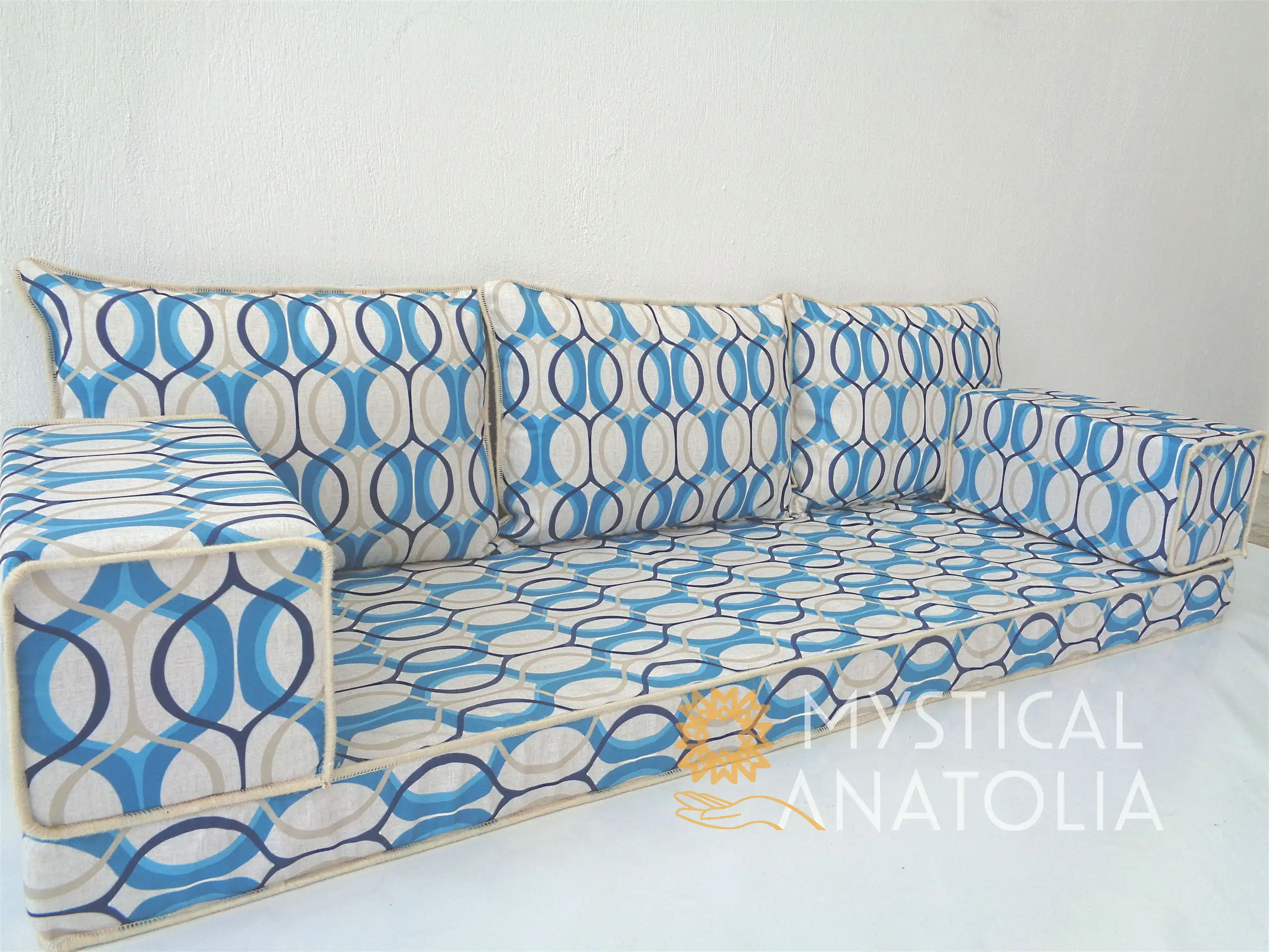 Japanese Floor Seating Living Room Furniture Couches Jalsa Majlis Modern Arabian Hookah Lounge Home Decor Bench Cushion
