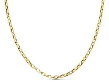 

Chain of forced yellow gold in 62 cm long