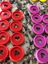 100 Uds 24mm portátil de plástico anillo de carpeta hebilla de 360 grados de rotación de agujero color aprendizaje suministros de encuadernación