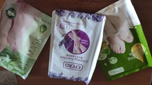 6 uds = 3 pares lavanda/Aloe máscara eliminar la piel muerta pie pelado máscara para las piernas calcetines exfoliantes pedicura Anti grieta de talón