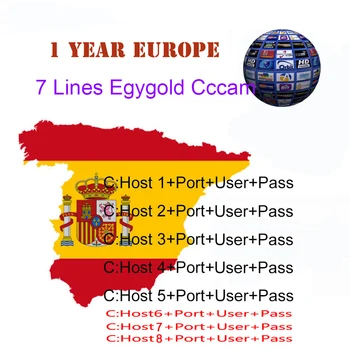 

2020 Cccam Poland Stable HD Server 7 Lines Free 1/2 Year Portugal Spain Italy Cccam For Satellite Receiver