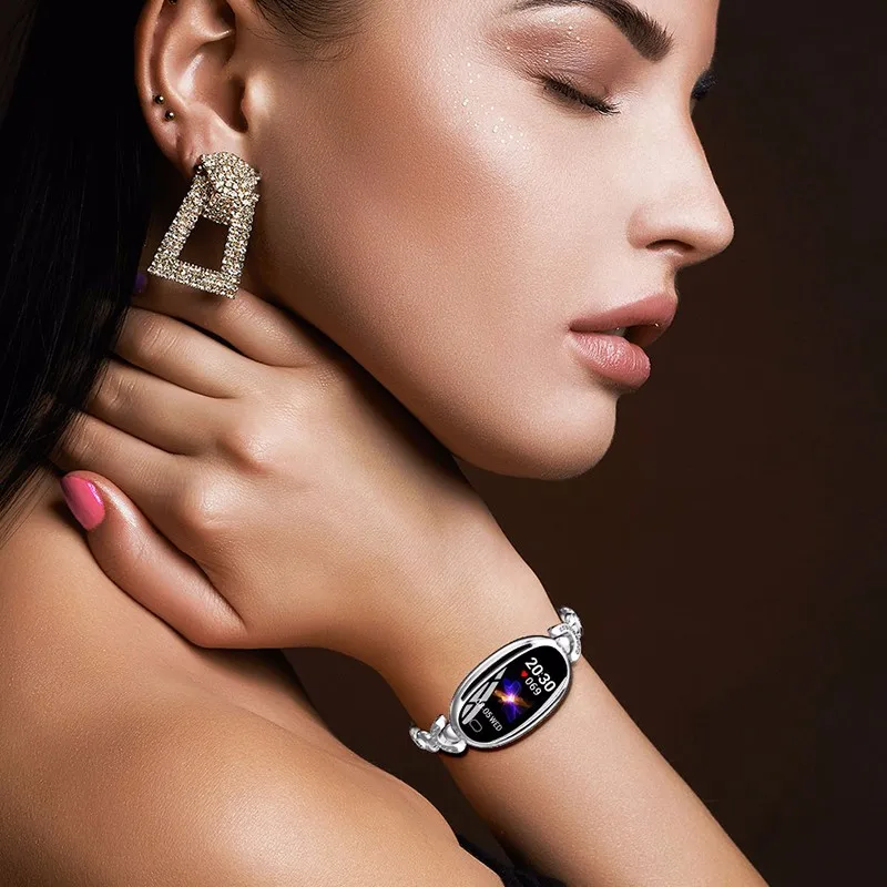 E68 Smart bracelet Woman Heart rate monitor Pedometer Blood pressure Watch fitness bracelet Waterproof health Sport Smartwatch