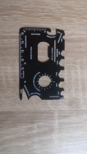 Multifunción 15 en 1 Cuchillo de tarjeta llave seis ángulos destornillador edc Multi herramientas al aire libre