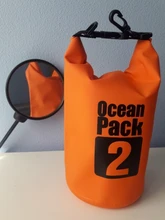 Bolsa impermeable de almacenamiento para natación, kayak, canoa, río, senderismo y canoa, 2L