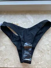 OMKAGI-traje de baño para mujer, bañador Sexy de realce, conjunto de microbikini, ropa de playa, Bikini brasileño 2021