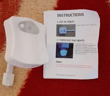 Luces Lamp Decoracion-Lighting Toilet-Night-Light LED Smart Bathroom Body-Motion Activated-On/off-Seat-Sensor