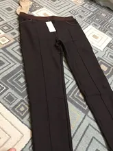 Trousers Pencil-Pants Plus-Size 6XL Office Female High-Stretch Winter Warm Cotton Women