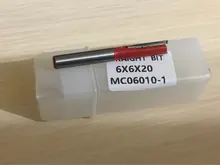 1pc 6mm vástago Router poco recta T poco V de corte de esquina redonda Cove caja mm broca para fresa para madera MC06010