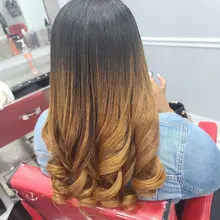 Microlinks-extensiones de cabello brasileño Afro para mujeres negras, cabello virgen 100%, con punta recta, a granel, EverBeauty