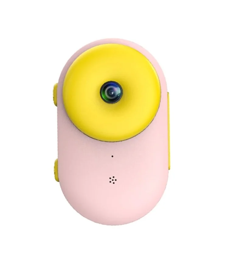 Интерактивная Детская водонепроницаемая Экшн-камера Doughnut 8.0 MP(Розовый