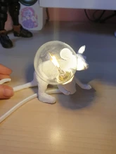Table-Lamp Desk-Lights Mouse Postmodern Animal Seletti Home-Decor Resin Small Mini Cute