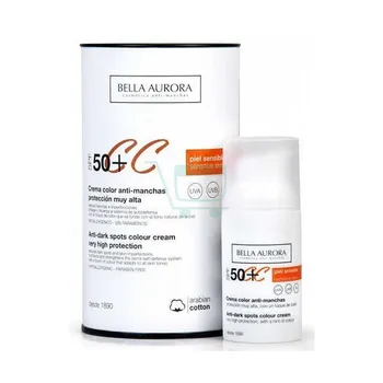 

Anti Brown Spot Sun Cream Cc Protect Bella Aurora SPF 50 (30 ml)
