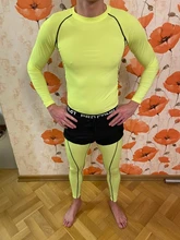 Conjunto de ropa interior térmica para hombre, LICRA para MMA de compresión para gimnasio y trotar, medias de secado rápido, xxxxl