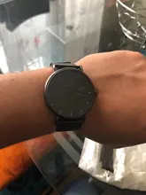 Reloj de cuarzo de malla de acero inoxidable para hombre, elegante, ultrafino, de negocios, gran oferta, 2021