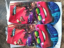 Disney calcetas cortas con diseños de dibujos animados para niños random1 par Aisha Anna Mickey Minnie Woody nieve barco blanco calcetines para niños niñas de 2 a 8 años